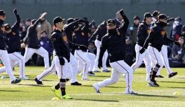 Japan’s Yomiuri Giants Begin Spring Training in Miyazaki Pref.; Aim to Retake Central League Title