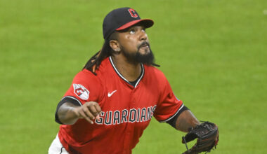 Emmanuel Clase is being accused of rigging a pitch in a playoff game