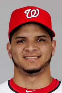 Washington Nationals pitcher Luis Perales