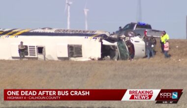 IA Community College Baseball Team Bus Crashes, Killing One and Injuring 32