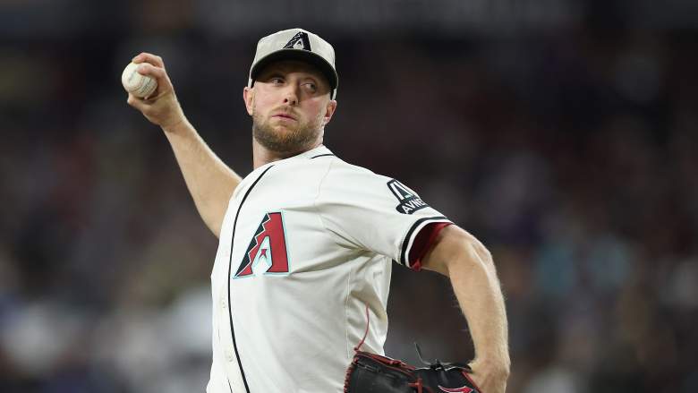 Arizona Diamondbacks starter Merrill Kelly pitches against the Colorado Rockies at Chase Field.