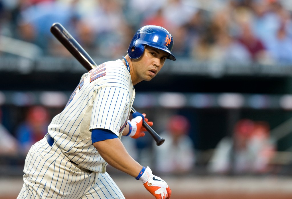 Carlos Beltran playing for the Mets.