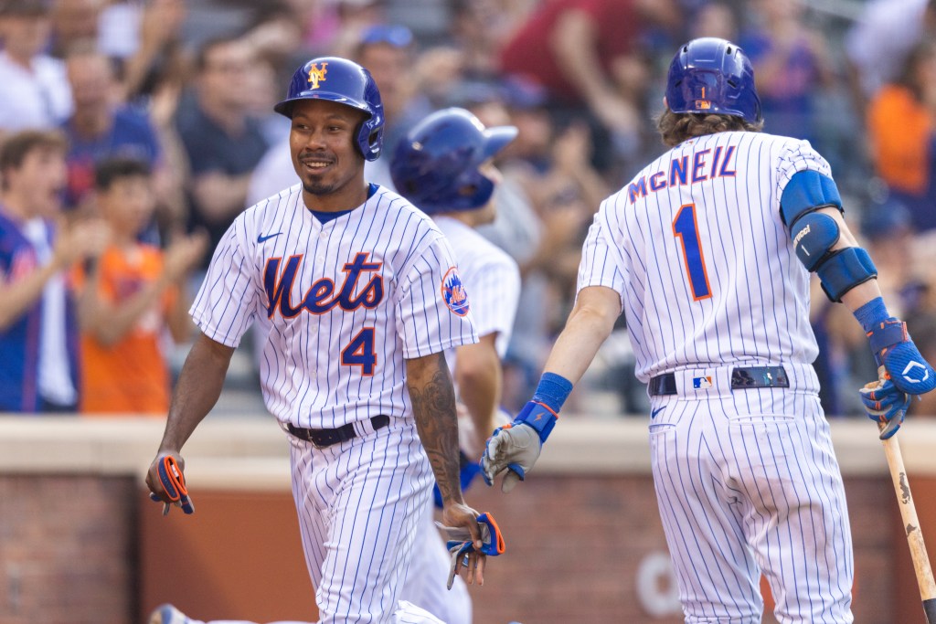 Terrance Gore (4) with the Mets in 2022.
