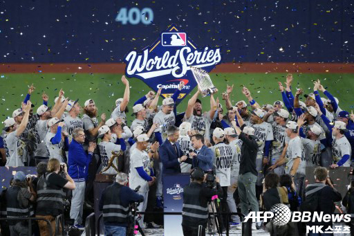The Dodgers visited the White House as the winner of last year's 2024 World Series. 사진=ⓒAFPBBNews = News1