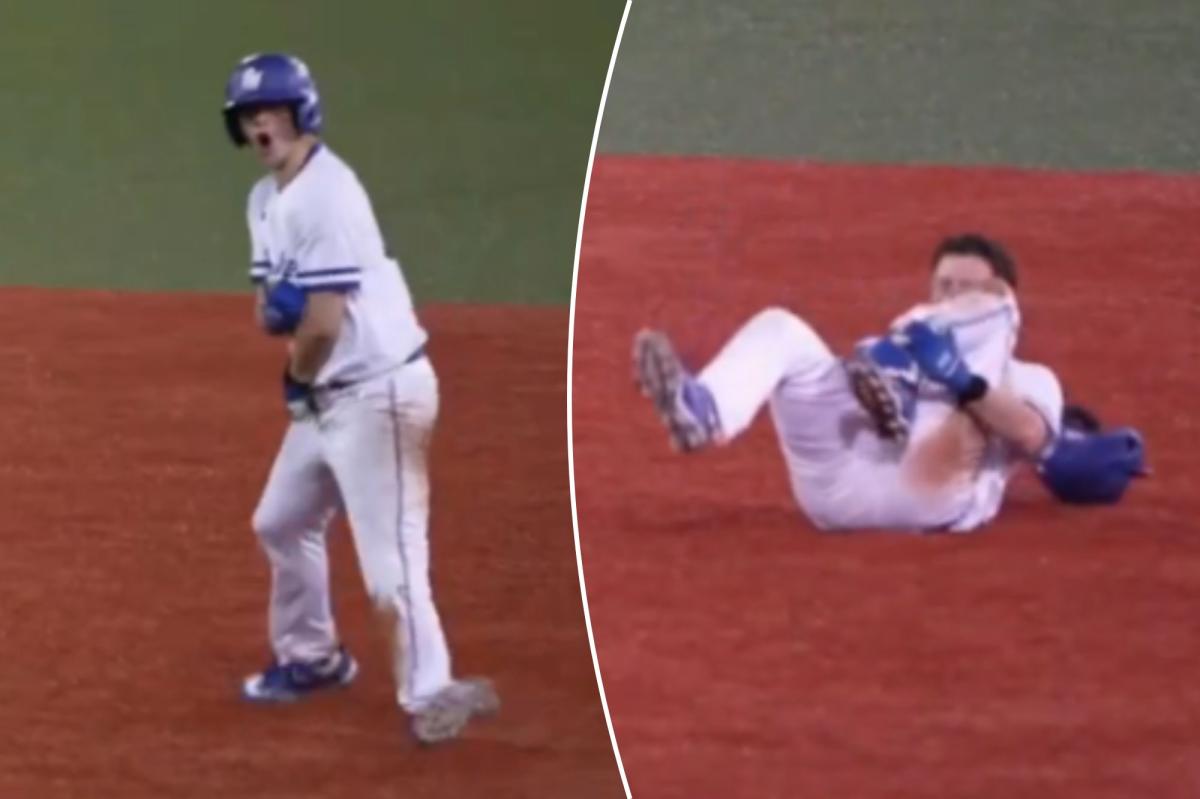Seton Hall player suffers gruesome injury while celebrating home run in awful scene