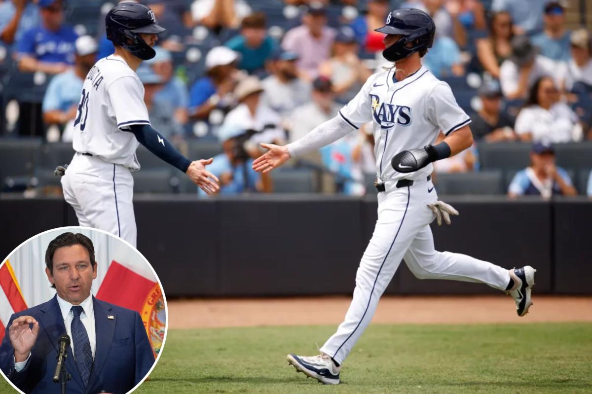 Florida gov. Ron DeSantis approves land transfer for Rays stadium in Tampa