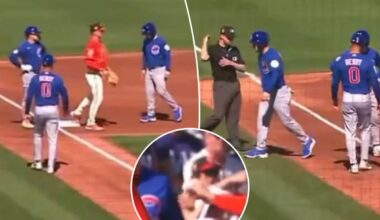 Giants play through alarm, turn wild triple play after Cubs rookie's 'boneheaded' error