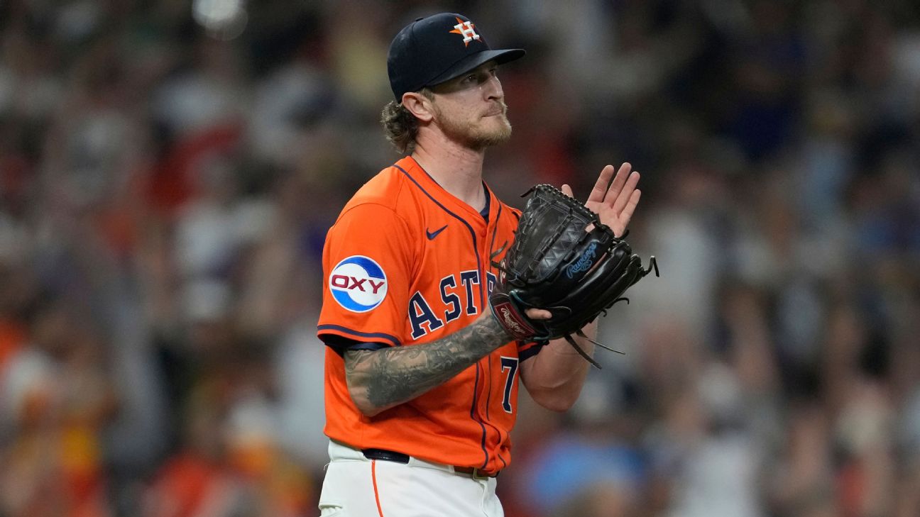 Astros' Josh Hader recovering from biceps tendinitis