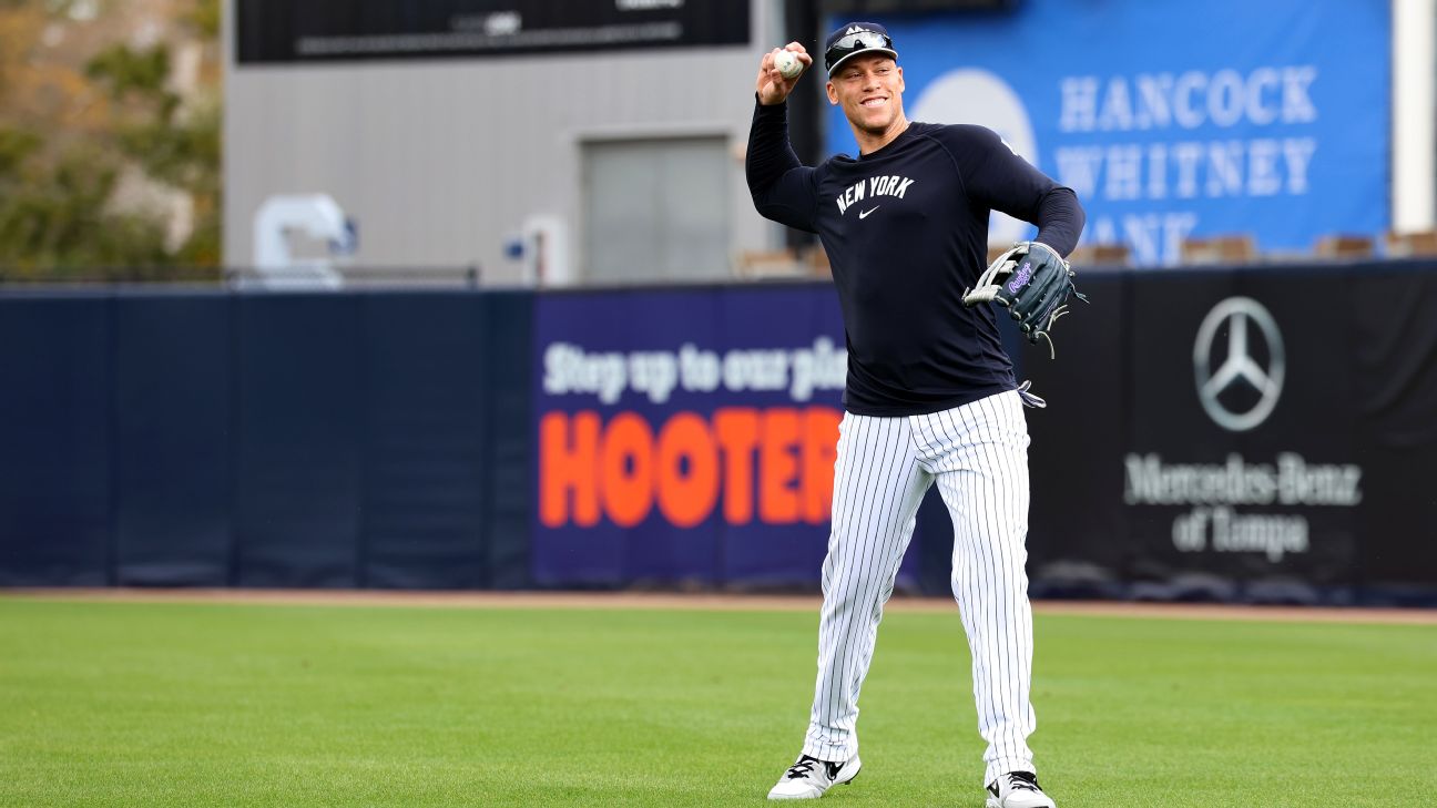 Yankees' Aaron Judge (elbow) fully cleared for workouts
