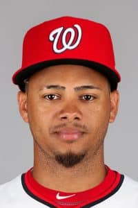Washington Nationals infielder Sergio Alcántara