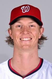 Washington Nationals pitching coach Simon Mathews