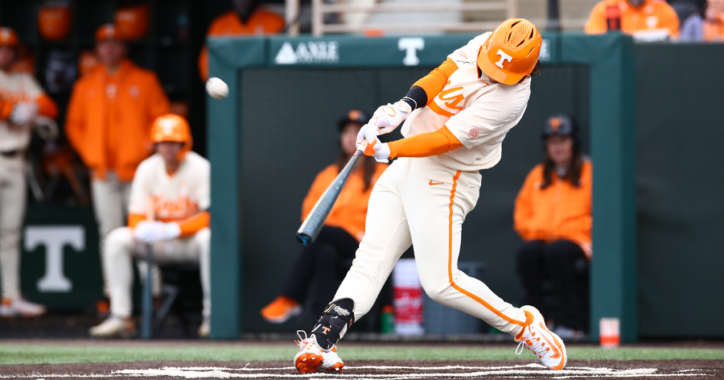 Tennessee OF Reese Chapman. Credit: UT Athletics