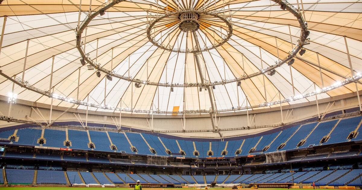 Photos: A look inside Tropicana Field as repairs wind down