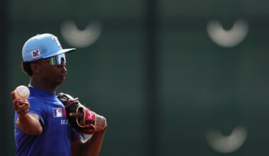Top Rangers prospect Sebastian Walcott has elbow surgery, could return before end of season