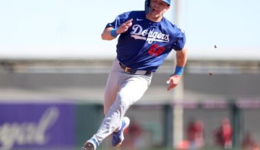 What Dodgers' Dalton Rushing seeks to learn playing behind Will Smith