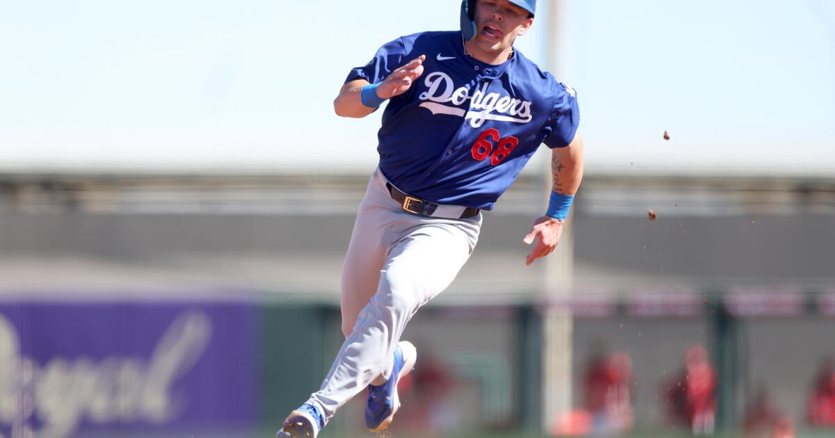 What Dodgers' Dalton Rushing seeks to learn playing behind Will Smith