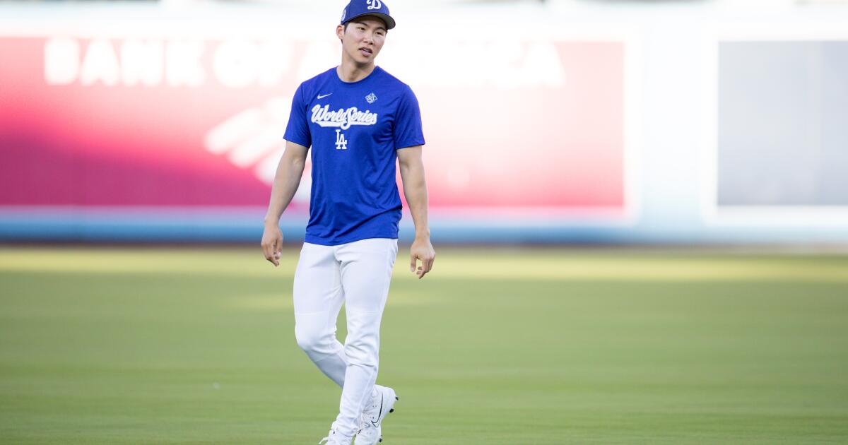 Dodgers' Hyeseong Kim is ready for his closeup