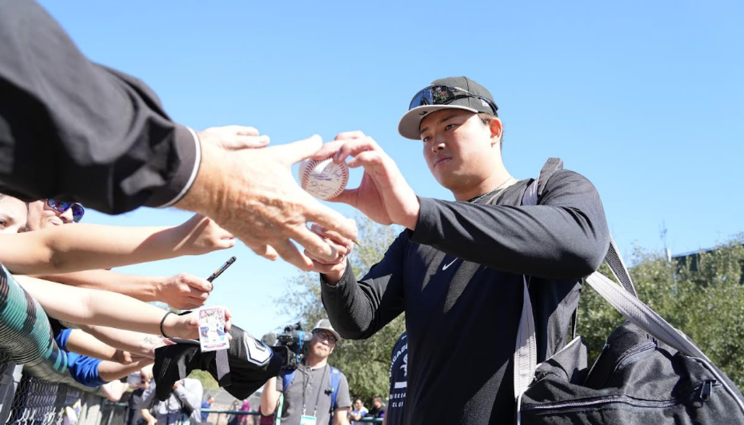 Munetaka Murakami says there's no pressure despite all eyes being on him