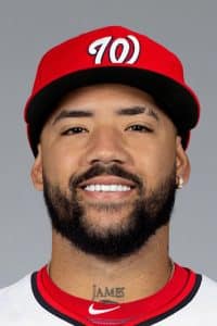 Washington Nationals infielder Warming Bernabel