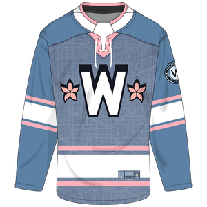 Washington Nationals city connect hockey jersey