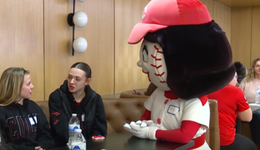 Reds celebrate National Girls and Women in Sports Day with young athletes