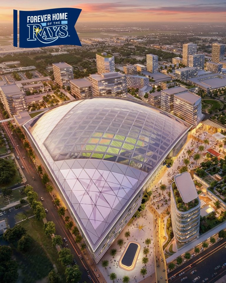 The Rays have released a first look at their proposed $2.3bn ballpark