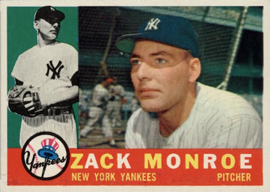 Zack Monroe (1931-2026) – RIP Baseball