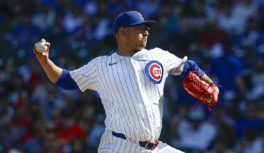 Chicago Cubs starting pitcher Javier Assad.