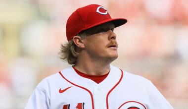Cincinnati Reds starting pitcher Andrew Abbott (41)