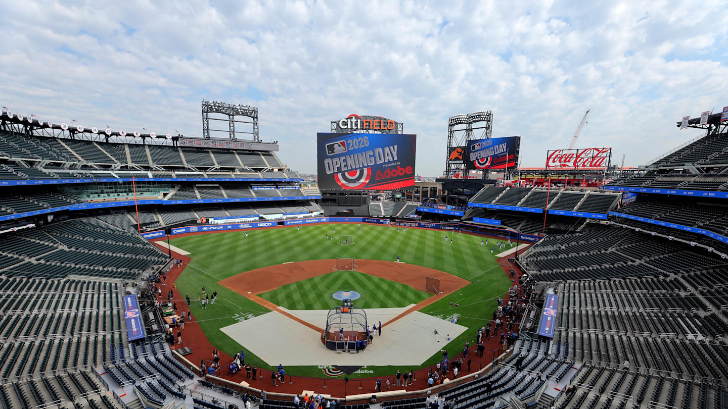 Mar 26, 2026; New York City, New York, USA; General view of Citi Field during batting practice before an opening day game between the New York Mets and Pittsburgh Pirates at Citi Field. Mandatory Credit: Brad Penner-Imagn Images