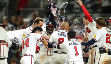 Dominic Smith Has Unlikely, Emotional Walk-Off Blast in Braves Comeback