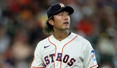 Houston Astros starting pitcher Tatsuya Imai