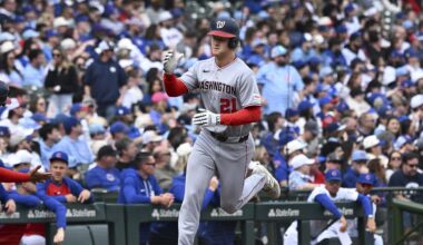 Washington Nationals left fielder Joey Wiemer.