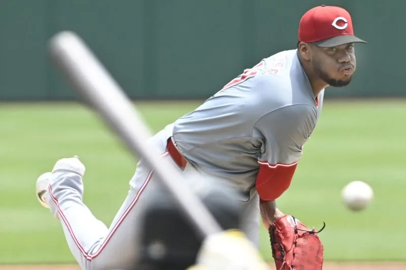 Cincinnati Reds pitcher Hunter Greene went 7-4 with a 2.76 ERA last season. File Photo by Archie Carpenter/UPI