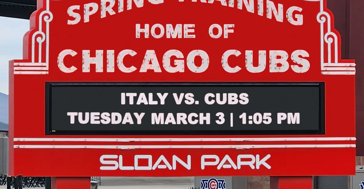 Cubs vs. Italy at Mesa Tuesday 3/3 live discussion threads
