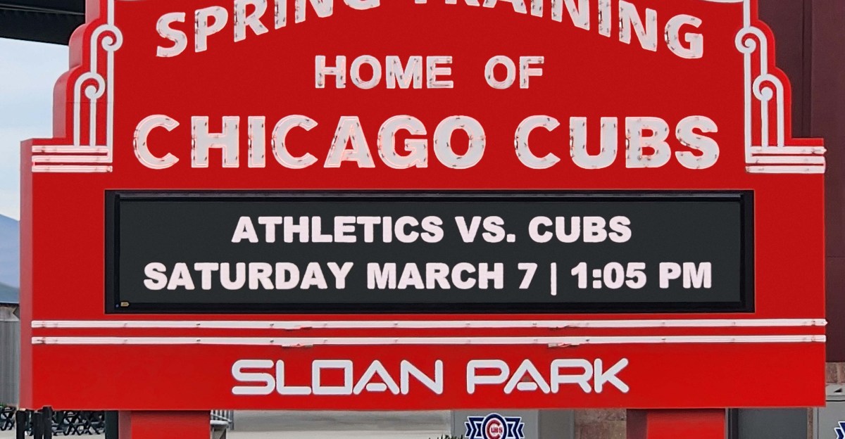 Cubs vs. Athletics at Mesa Saturday 3/7 live discussion threads