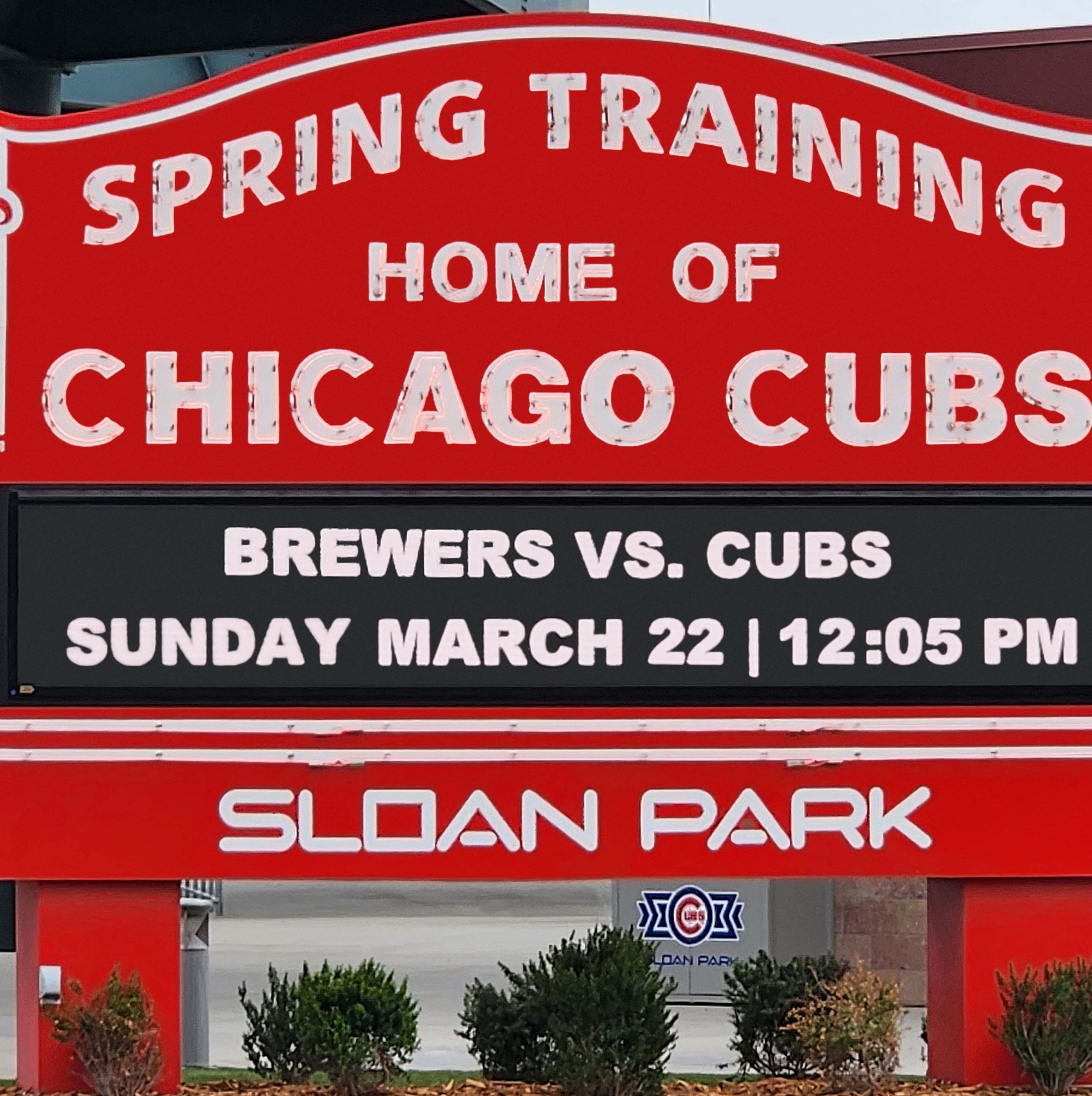 Cubs vs. Brewers at Mesa Sunday 3/22 live discussion threads