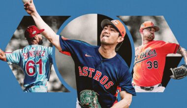 Ranking 2.0 for the top 2026 MLB starting fantasy pitchers with Stuff+ powered projections