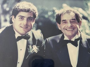 Steve Simmons and his father.