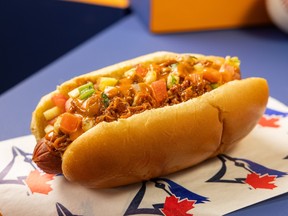 The new Al Pastor dog will be served at Rogers Centre during Toronto Blue Jays games during the 2026 season.