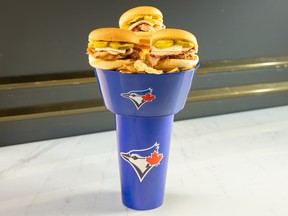 The new Cubano sliders Grub Tub will be served at Rogers Centre during Toronto Blue Jays games during the 2026 season.