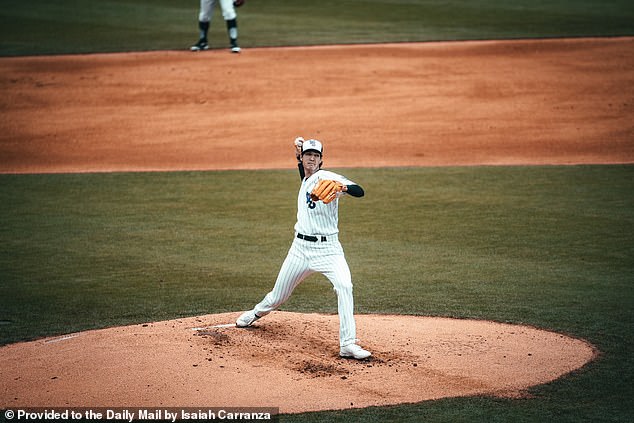 Isaiah Carranza pitched for the Single-A Winston-Salem Drive for two seasons