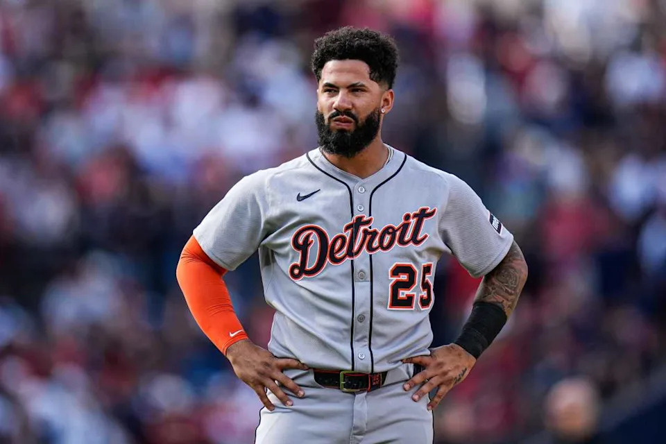 Detroit Tigers second base Gleyber Torres (25)© Junfu Han / USA TODAY NETWORK via Imagn Images