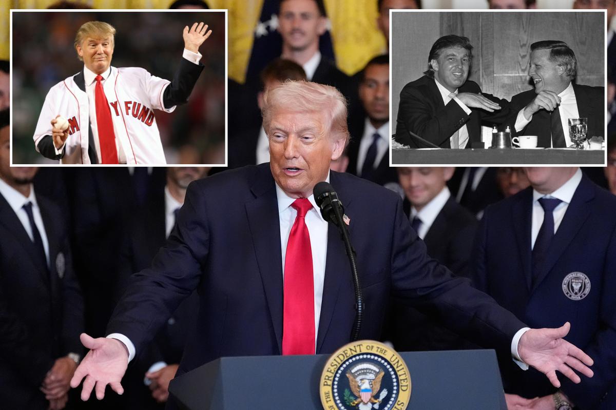 Trump criticizes modern MLB during MLS White House event