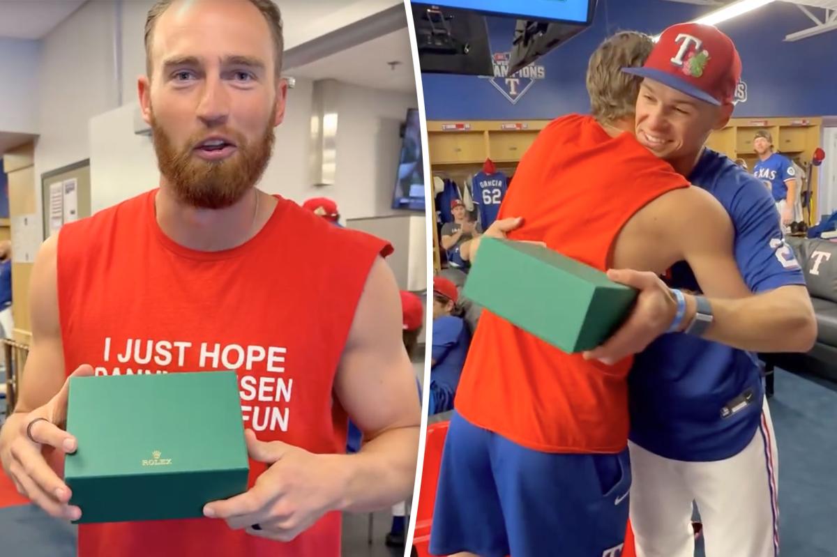 Brandon Nimmo gifts Rangers teammate $25,000 watch