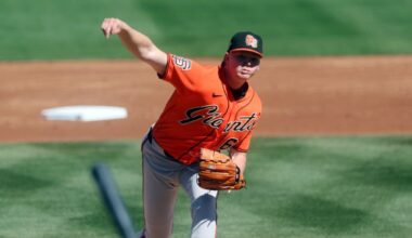 Which SF Giants are trending up, down through 10 spring training games?