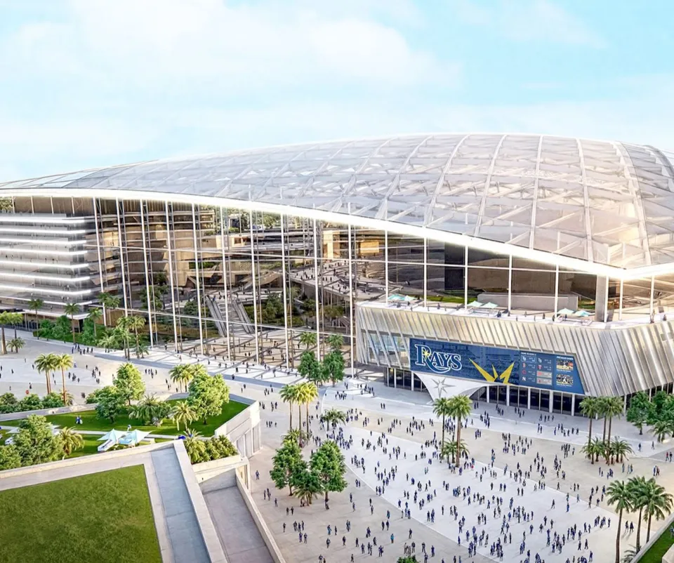 The Rays have released a first look at their proposed $2.3bn ballpark