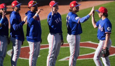 Dallas Cowboys draft talk and Texas Rangers at mid-spring