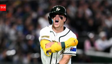 Travis Bazzana: How Guardians prospect Travis Bazzana delivered Australia’s statement win at the 2026 World Baseball Classic | MLB News