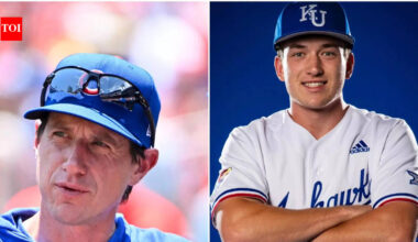 Craig Counsell enjoys rare father-son moment as Brady surprises him before Cubs vs Diamondbacks game | MLB News